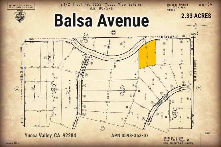 Balsa Avenue