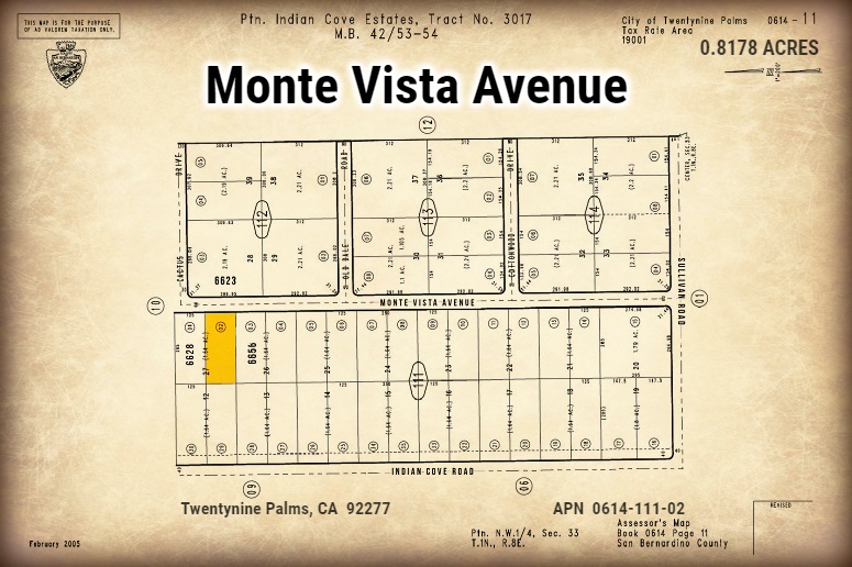 Monte Vista Avenue