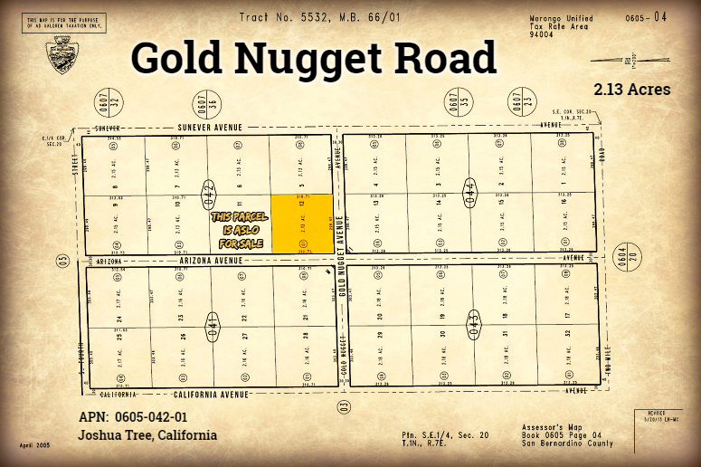 Gold Nugget Road