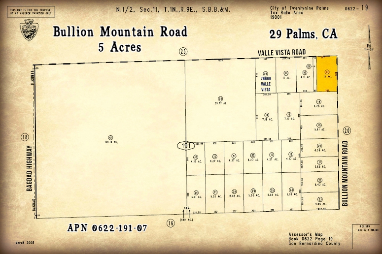 Bullion Mountain Road