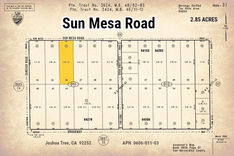 Sun Mesa Road