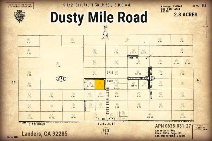 Dusty Mile Road