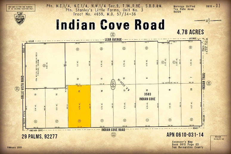 Indian Cove Road