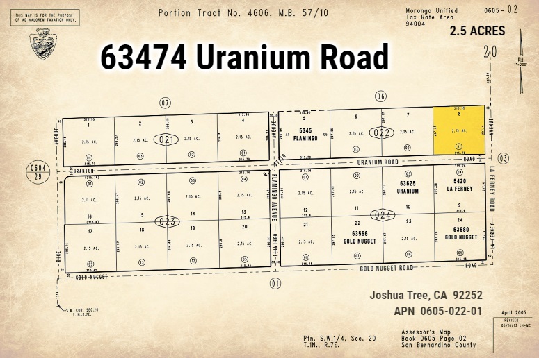 63474 Uranium Road