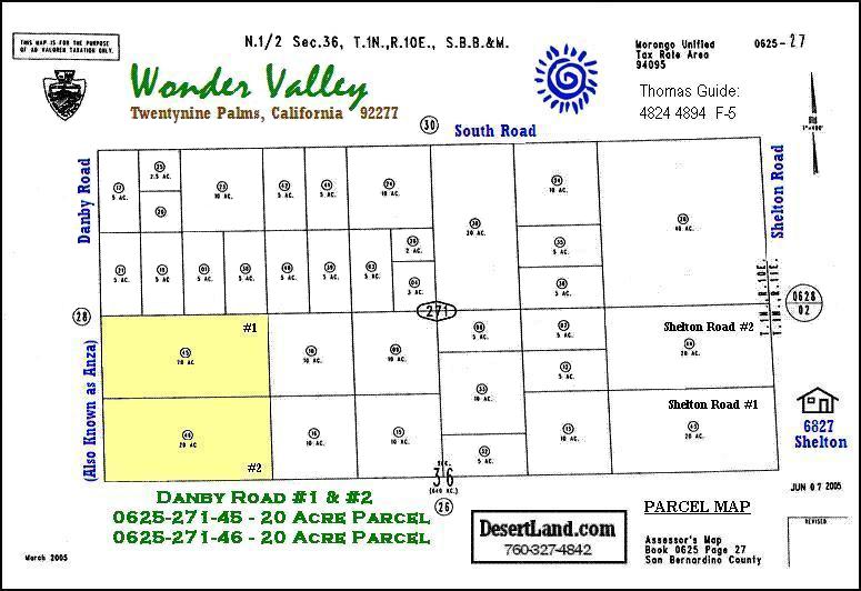 Wonder Valley Raw Land For Sale