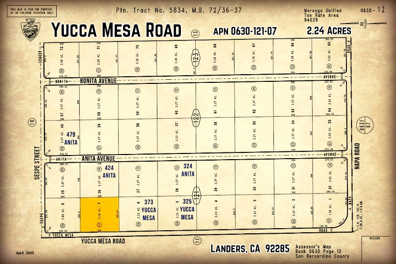Yucca Mesa Road