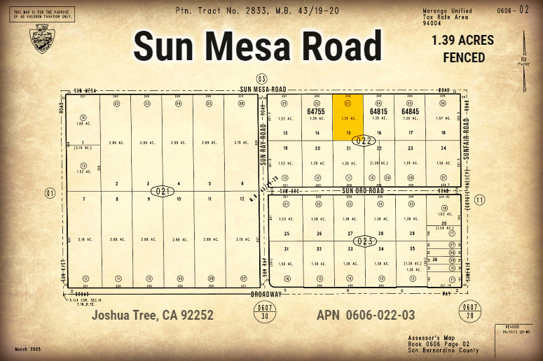 Sun Mesa Road