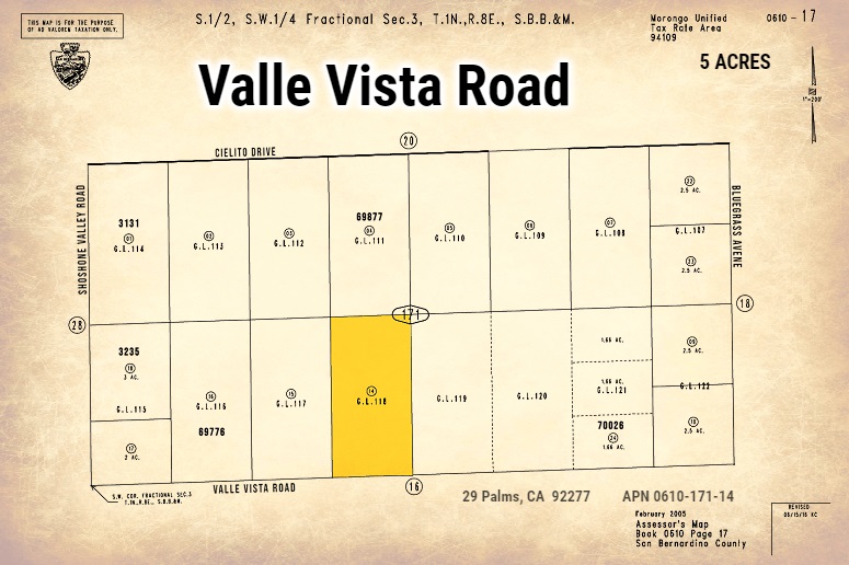 Valle Vista Road