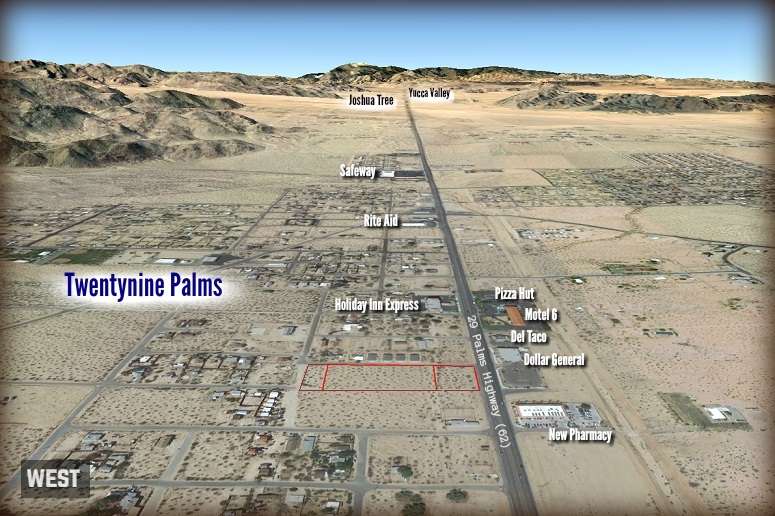 Twentynine Palms Large Commercial Lot For Sale
